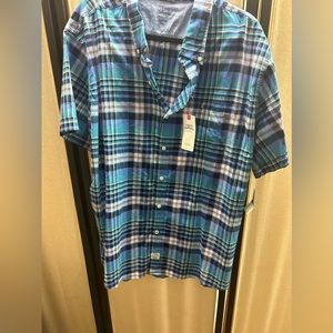 IZOD Saltwater Relaxed Classics- Plaid shirt